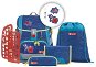 School briefcase / backpack 2V1 for first graders - 6-piece set, Step by - School Set