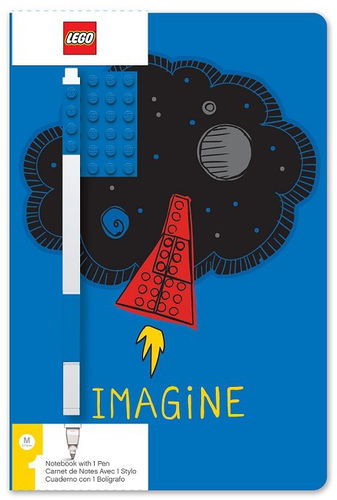 LEGO Stationery Zápisník A5 s modrým perem - Imagine - Zápisník - Hlavní obrázek