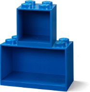 LEGO Brick závesné police, sada 2 ks - modré - Polica
