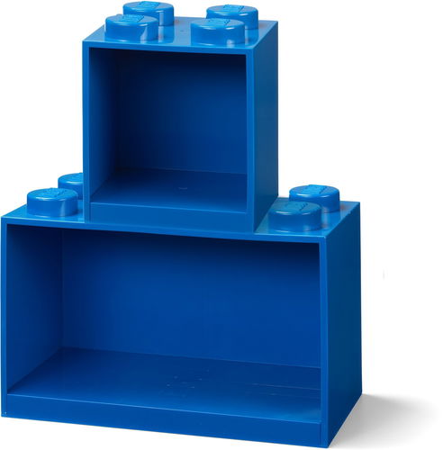 LEGO Brick závěsné police, set 2 ks - modrá - Police - Hlavní obrázek