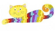 Puzzle with the Alphabet - Kitten - Wooden Puzzle