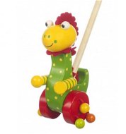 Walking dinosaur on a stick - Push Toy