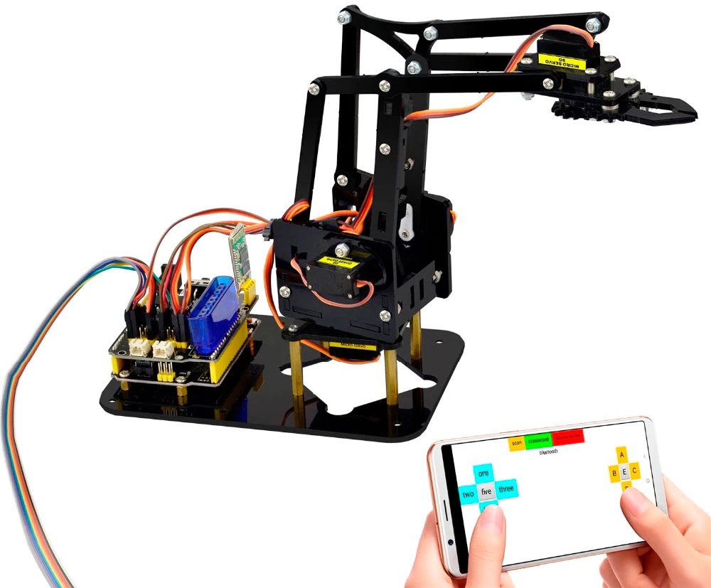 Arduino mechanical arm kit - Interaktivní hračka | Alza.cz