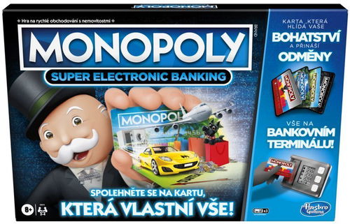 Monopoly Super elektronické bankovnictví - Společenská hra - Hlavní obrázek