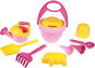 Sand Set for Girls I, 10 pieces - Sand Tool Kit