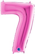 Foil balloon, 102cm, number &quot;7&quot;, pink - Balloons