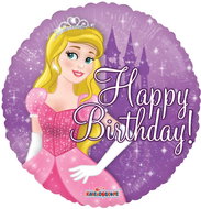 Foil Balloon  46cm, Circle, Princess Birthday - Balloons