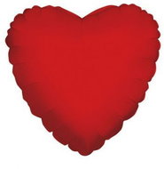 Foil Balloon, 46cm, Heart, Red - Balloons