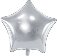 Foil Balloon, 48cm, Star, Silver - Balloons