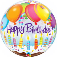 Foil Balloon, 56cm, Plastic, Happy Birthday - Balloons