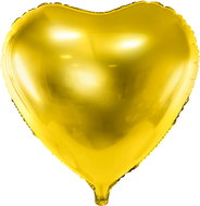 Foil Balloon, 61cm, Heart, Gold - Balloons