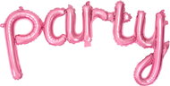 Foil Balloon, 80x40cm, Party, Pink - Balloons