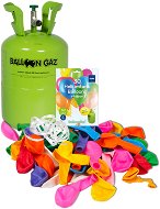 Helium na 30 balónků, jednorázová nádoba včetně balónků - Balónky s héliem