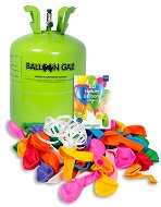 Helium na 50 balónků, jednorázová nádoba včetně balónků - Balónky s héliem
