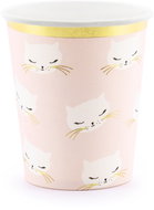Paper cups, 0,2l, cat design, 6pcs - Drinking Cup