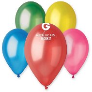 Nafukovacie balóniky, 26 cm, mix metalických farieb, 100 ks - Balóny