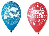 Inflatable Balloons, 30cm, Birthday, Mix of Colours, 5 pcs - Balloons