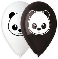 Inflatable Balloons, 30cm, Panda, Mix of Colours, 5 pcs - Balloons