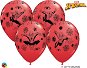 Nafukovacie balóniky, 30 cm, Spiderman, červené, 6 ks - Balóny