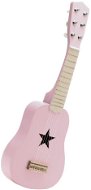 Gitara drevená Pink - Hudobná hračka