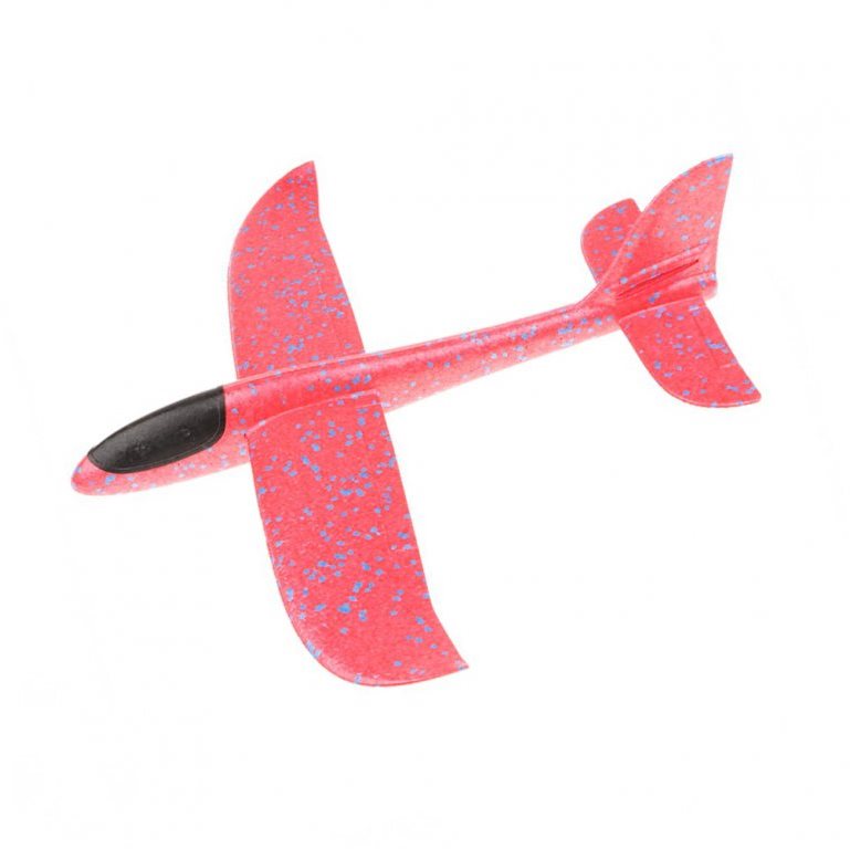 FOXGLIDER dobálós repülőgép gyerekeknek, piros, 48 cm
