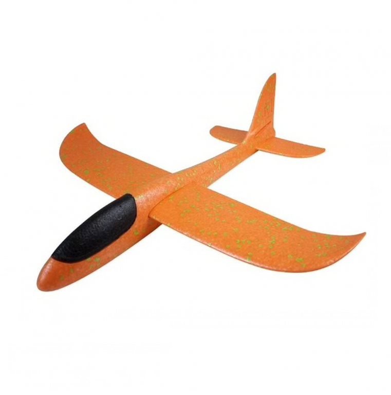 FOXGLIDER dobálós repülőgép gyerekeknek, narancsszín, 48 cm