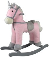 Hojdacia hračka Kôň hojdací ružový jednorožec - Houpadlo