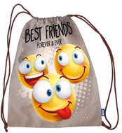 Slippers bag Smile 30x39cm - Drawstring Bag