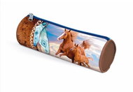 Cylindrical case Horses - School Case