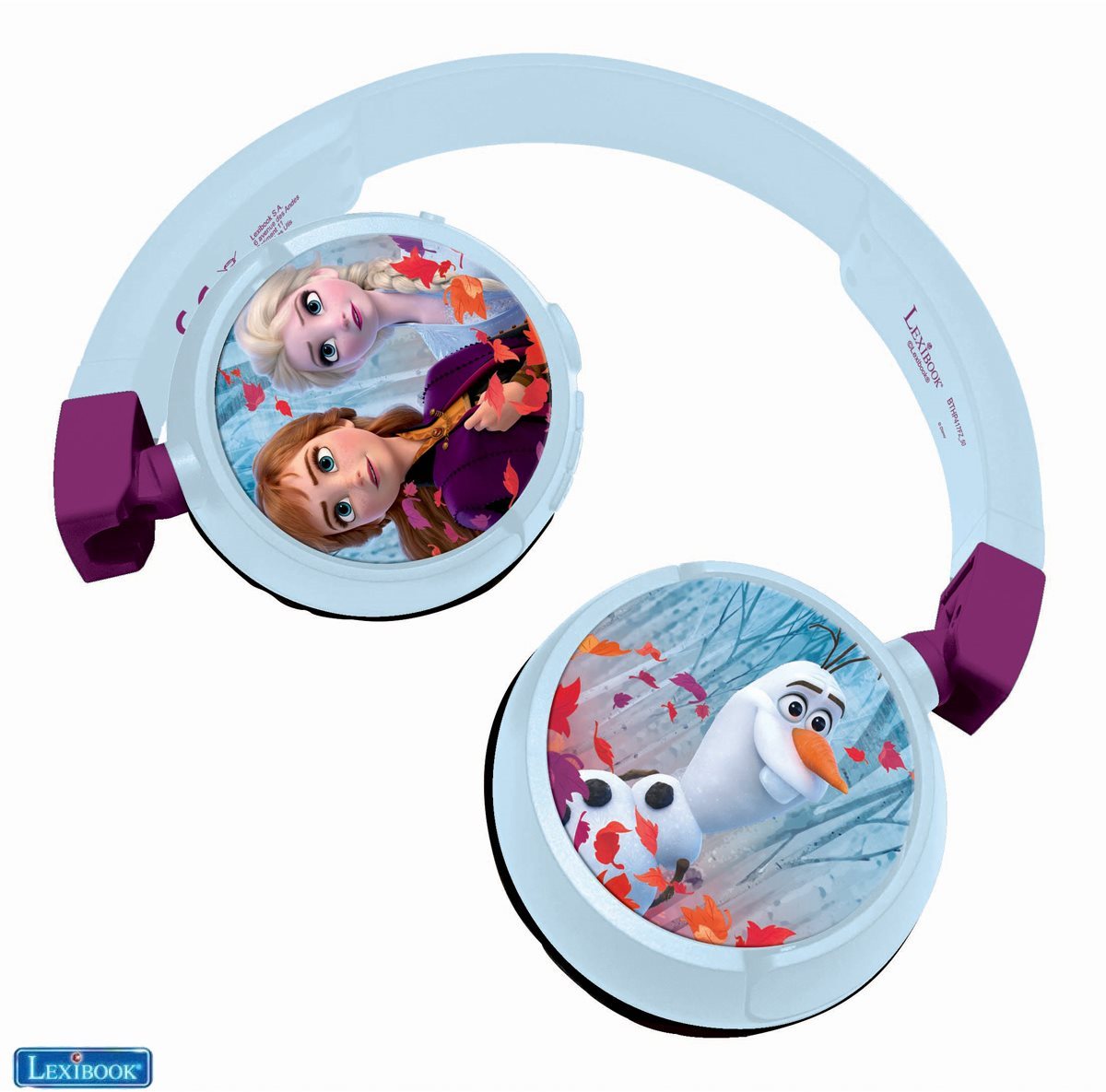 Lexibook Frozen 2 in 1 Bluetooth Headphones with Safe Volume for