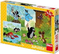 Jigsaw Mole And Panties 3X55 Puzzle New - Puzzle