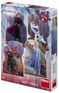 Frozen II 4X54 puzzle Új - Puzzle