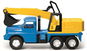 Tatra 148 Excavator 72 cm Blue-yellow - Toy Car