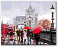 Painting by Numbers - London 80x100cm without Frame and Stretching - Painting by Numbers