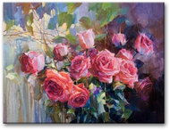Painting by Numbers - Just a Beautiful Bouquet 80x100cm without Frame and Stretching - Painting by Numbers