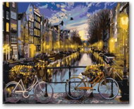 Painting by Numbers - Wheels in Amsterdam 80x100cm on Canvas for Frame - Painting by Numbers