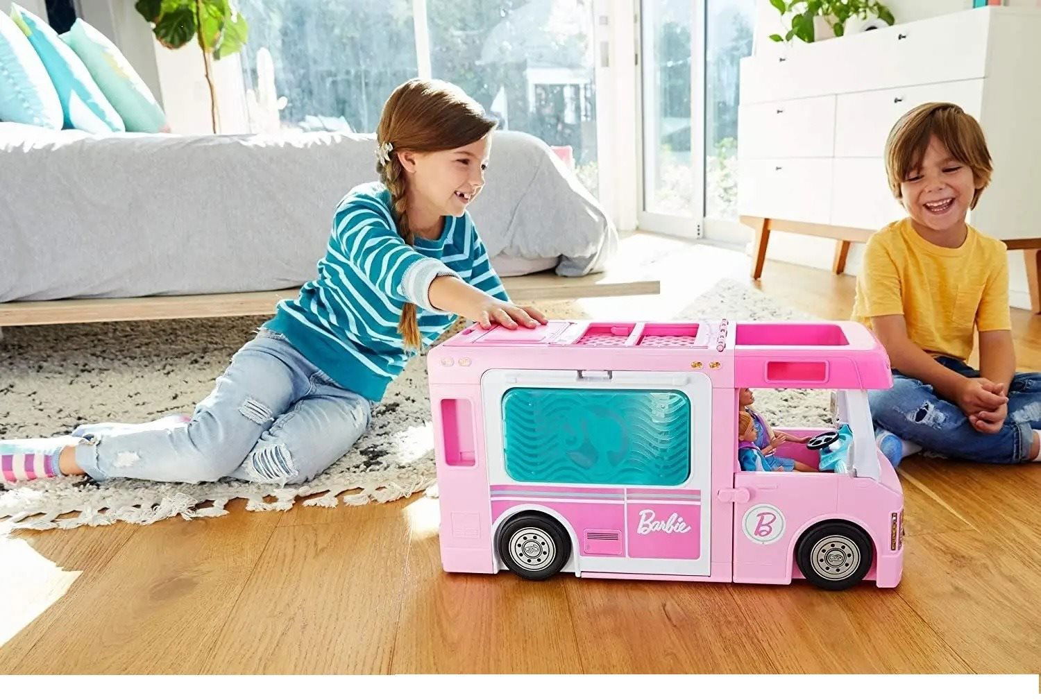 Barbie sales toy van