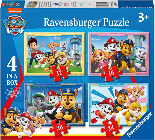 Ravensburger 030651 Tlapková patrola 4 v 1 - Puzzle - Hlavní obrázek
