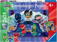 Ravensburger 078240 PJ Masks - Pyjamahelden 2x24 Stück - Puzzle