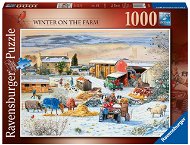 Ravensburger  164783 Zima na farme 1000 dielikov - Puzzle