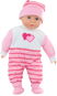 Doll Baby girl with sound - hearts - Panenka