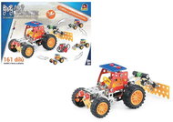 Little mechanic - tractor with accessories 4 in 1, 161 pcs - Building Set