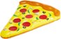 Nafukovacie ležadlo pizza 170 x 120 cm - Nafukovacie lehátko