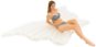 Inflatable Lounger Mega Angel Wings White 250 x 130 x 15cm - Inflatable Water Mattress