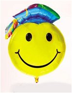 Foil Smiley Balloon - Graduation Colour 95cm - Balloons