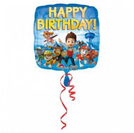 Foil Balloon 43cm "Happy birthday" - Paw Patrol - Balloons