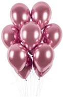 Balóny Balóniky chrómované 50 ks ružové lesklé – priemer 33 cm - Balonky