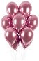 Balónky chromované 50 ks růžové lesklé - průměr 33 cm - Balonky