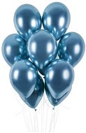 Chrome Balloons 50 pcs Blue Glossy - Diameter of 33cm - Balloons