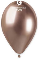Balóniky chrómované 50 ks ružovo zlaté (rose gold) lesklé – priemer 33 cm - Balóny